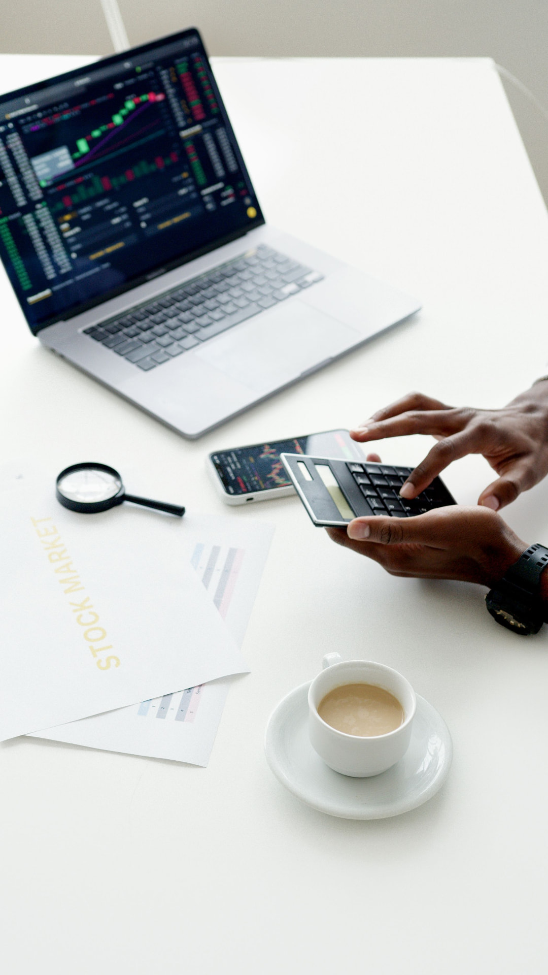 Analyse de documents financiers à l’aide d’une calculatrice